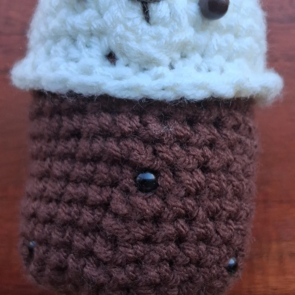 Handmade Crochet Boba Bear Plush